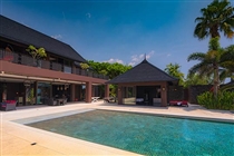 Pool and villa